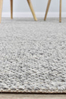 Sibley Silver Wool Rug.