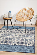 Bahari 3333 White Blue Rug.