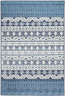 Bahari 3333 White Blue Rug.