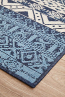 Bahari 3333 White Blue Rug.