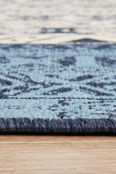 Bahari 3333 White Blue Rug.