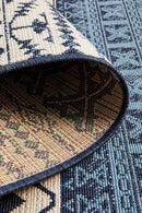 Bahari 3333 White Blue Rug.