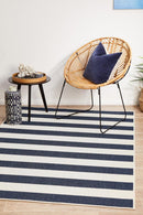 Bahari 4444 Navy White Rug.