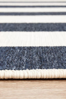 Bahari 4444 Navy White Rug.
