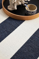 Bahari 4444 Navy White Rug.