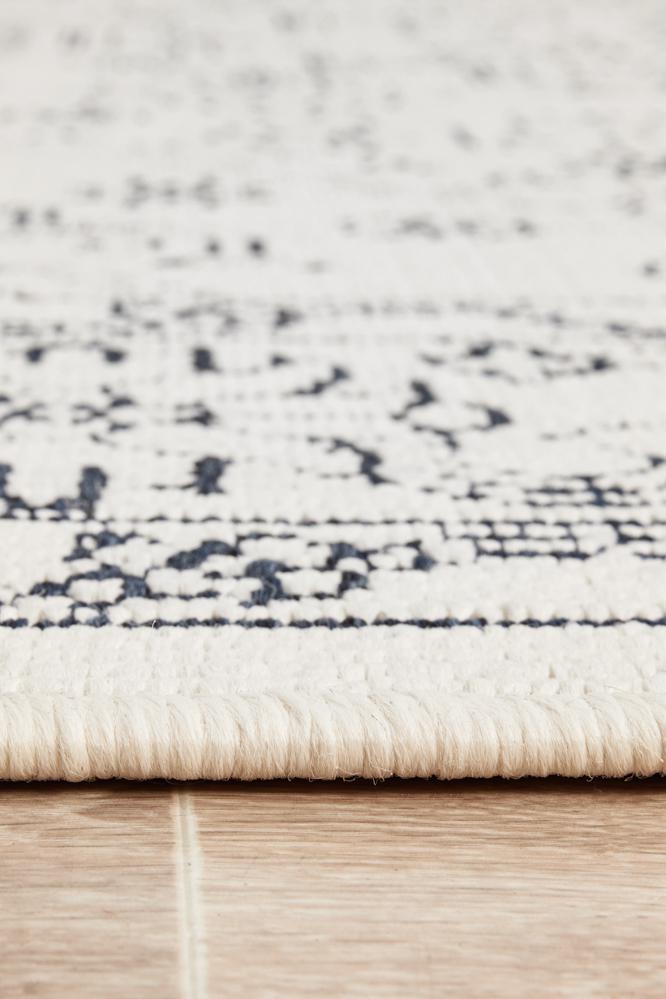 Bahari 5555 White Rug.