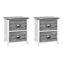 Isdes Bedside Pair (Set of 2) - Grey
