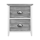 Isdes Bedside Pair (Set of 2) - Grey
