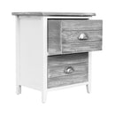 Isdes Bedside Pair (Set of 2) - Grey