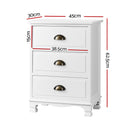 Isdes Bedside - White