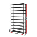 10 Tier Metal Shoe Rack