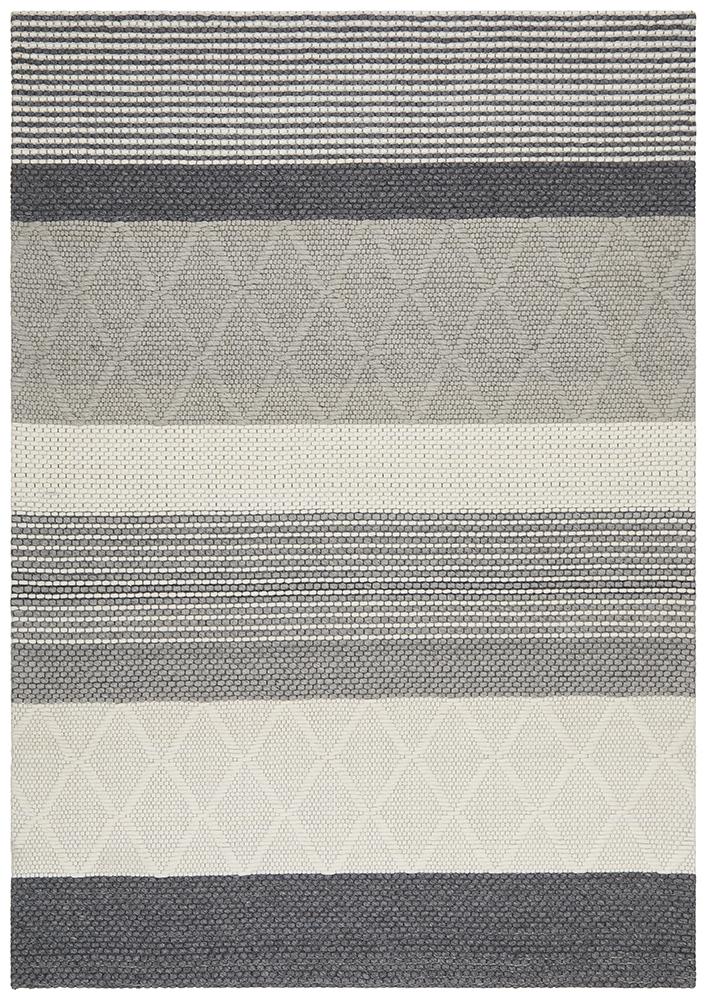 Studio Karlsson Wool Hatch Textured Rug.