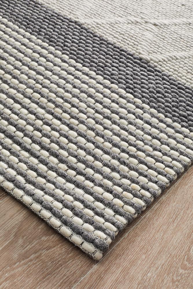 Studio Karlsson Wool Hatch Textured Rug.