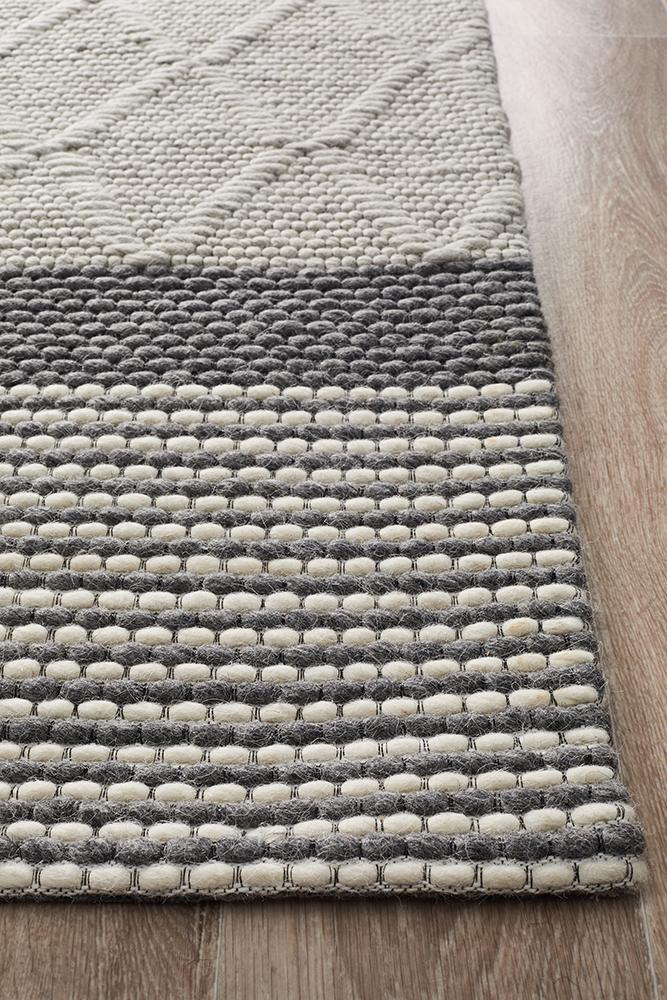 Studio Karlsson Wool Hatch Textured Rug.