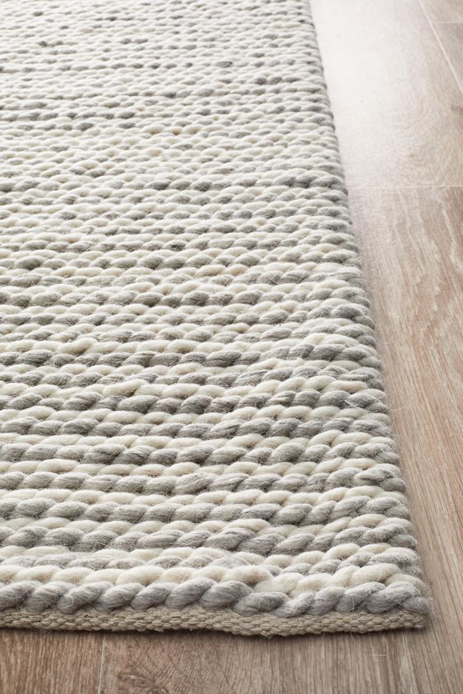 Studio Carina Felted Wool Woven Rug.