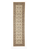 Tuggerah Classic Runner Ivory with Ivory Border Runner Rug.