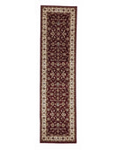 Tuggerah Classic Runner Red with Ivory Border Runner Rug.