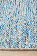 Culture Terrace 5500 Blue Runner Rug.