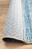 Culture Terrace 5500 Blue Runner Rug.