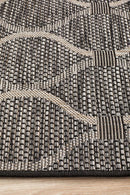 Culture Terrace 5501 Black Runner Rug.