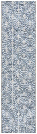 Culture Terrace 5502 Blue Runner Rug.
