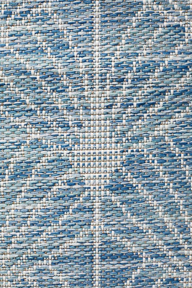 Culture Terrace 5502 Blue Runner Rug.