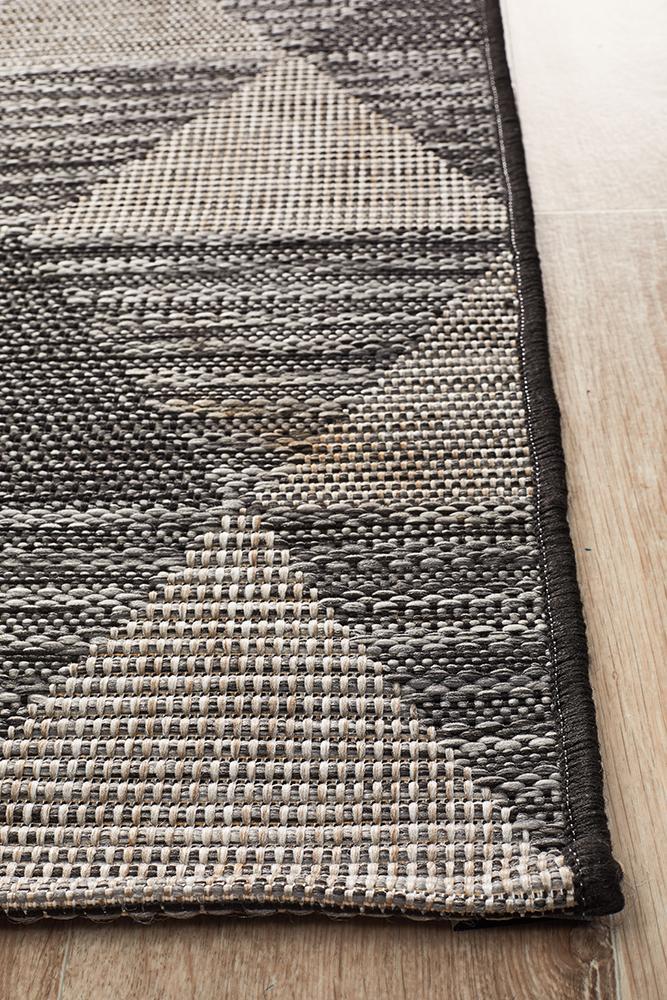 Culture Terrace 5503 Black Runner Rug.
