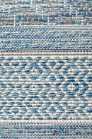 Culture Terrace 5505 Blue Runner Rug.