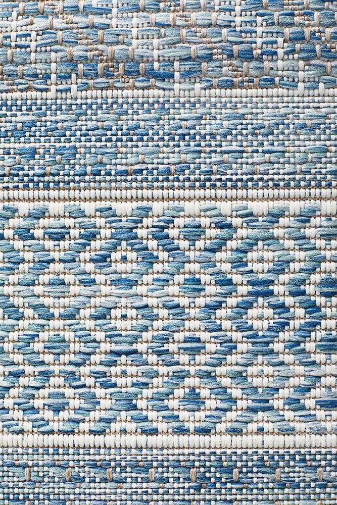 Culture Terrace 5505 Blue Runner Rug.