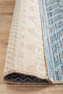 Culture Terrace 5505 Blue Runner Rug.