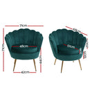 Cisse Accent Chair - Velvet Green