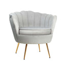 Cisse Accent Chair - Velvet Grey