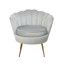 Cisse Accent Chair - Velvet Grey