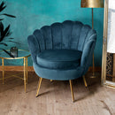 Cisse Accent Chair - Velvet Navy