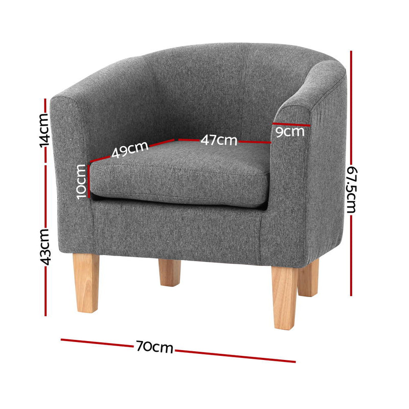 Abby Fabric Armchair