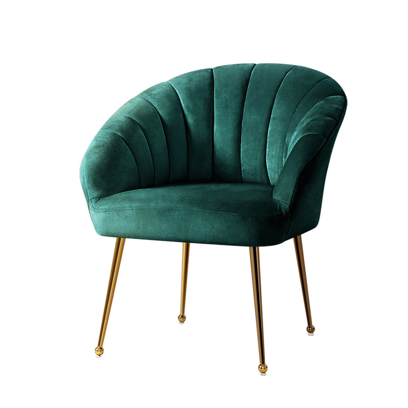 Shania Accent Chair - Velvet Green