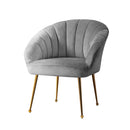 Shania Accent Chair - Velvet Grey