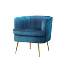 Koko Accent Chair - Velvet Navy Blue