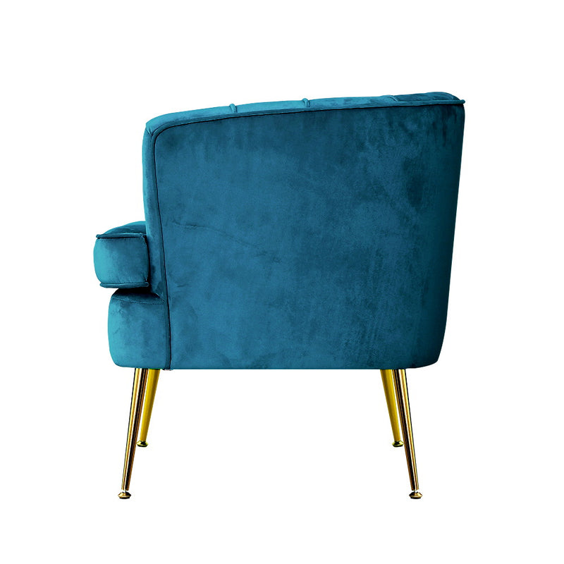 Koko Accent Chair - Velvet Navy Blue