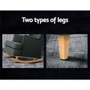 Lissy Rocking Armchair - Charcoal