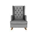 Lissy Rocking Armchair - Grey