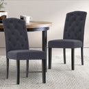 Milton Fabric Dining Chairs (Set of 2)