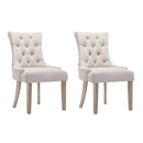 Beaulieu Fabric Dining Chairs (Set of 2) - Beige