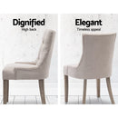 Beaulieu Fabric Dining Chairs (Set of 2) - Beige