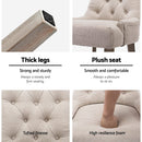 Beaulieu Fabric Dining Chairs (Set of 2) - Beige