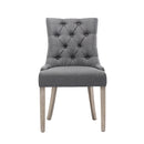 Beaulieu Fabric Dining Chairs (Set of 2) - Grey