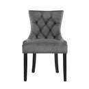 Beaulieu Velvet Dining Chairs (Set of 2) - Velvet Grey