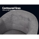 Adora Fabric Armchair - Grey