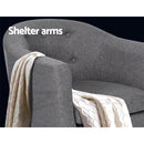 Adora Fabric Armchair - Grey