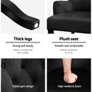 Radava Velvet Dining Chair - Black